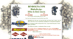 Desktop Screenshot of binbolts.com